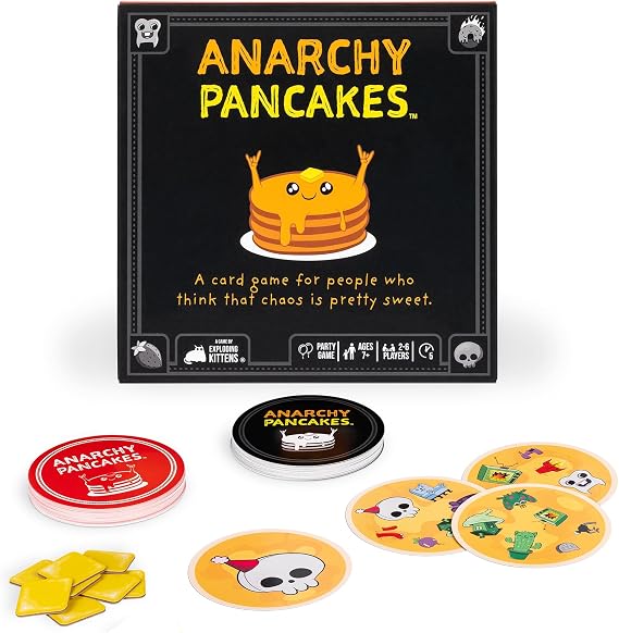 Exploding Kittens Anarchy Pancakes, 2-6 Players, Age 7+ Card Game