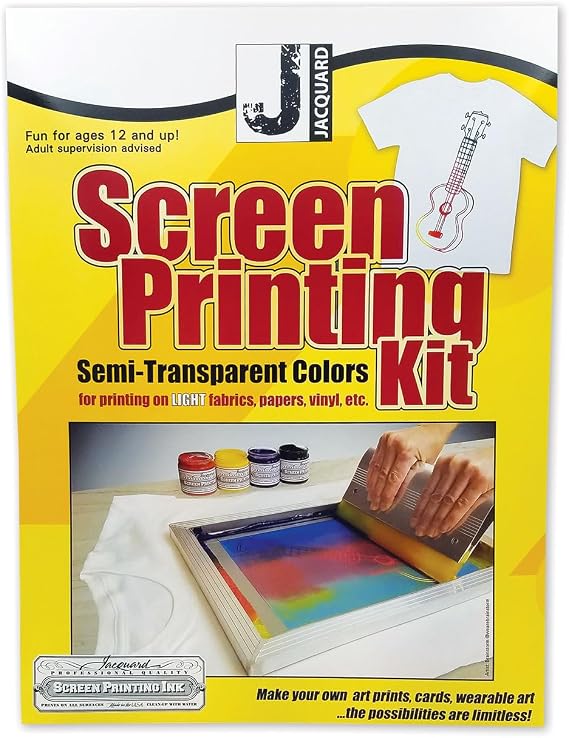 Jacquard Screen Printing Kit, Semi Transparent