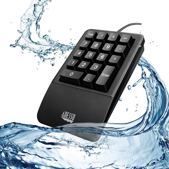 Adesso AKB-618UB Waterproof Numeric Keypad for PC