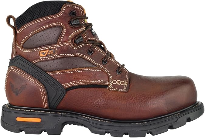THOROGOOD SHOES804-4446 Work Boots, Composite, Brown, Men, 14W, PR