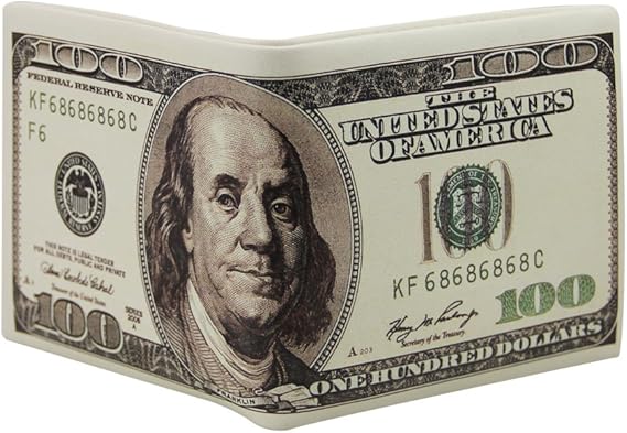 Men's US Dollar Bill Wallet Billfold PU Leather Money Coin Purse Card Case Holder