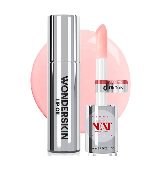 Wonderskin Lip Oil Rehab Serum - Tinted Lip Oil, Hydrating Lip Serum