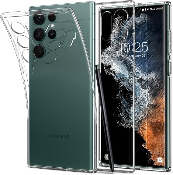 Spigen Liquid Crystal Designed for Galaxy S22 Ultra Case (2022) - Crystal Clear