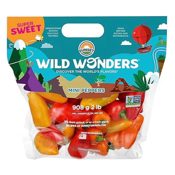 Wild Wonders Mini Peppers, 2 lbs.