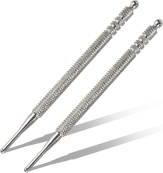 Acupuncture Pen Meridian Pen Massage Tool Double Headed Acupuncture Needles for Ear Body Point Facial Acupuncture Points 2pcs
