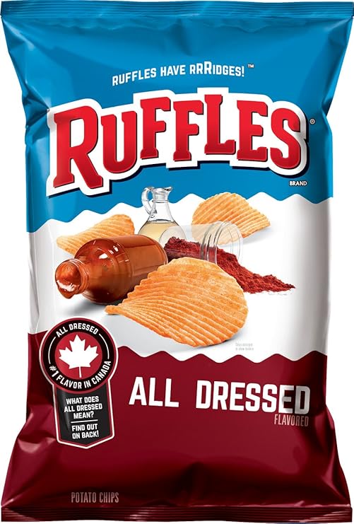 Ruffles All Dressed Ridged Potato Chips, 8.5 Ounce