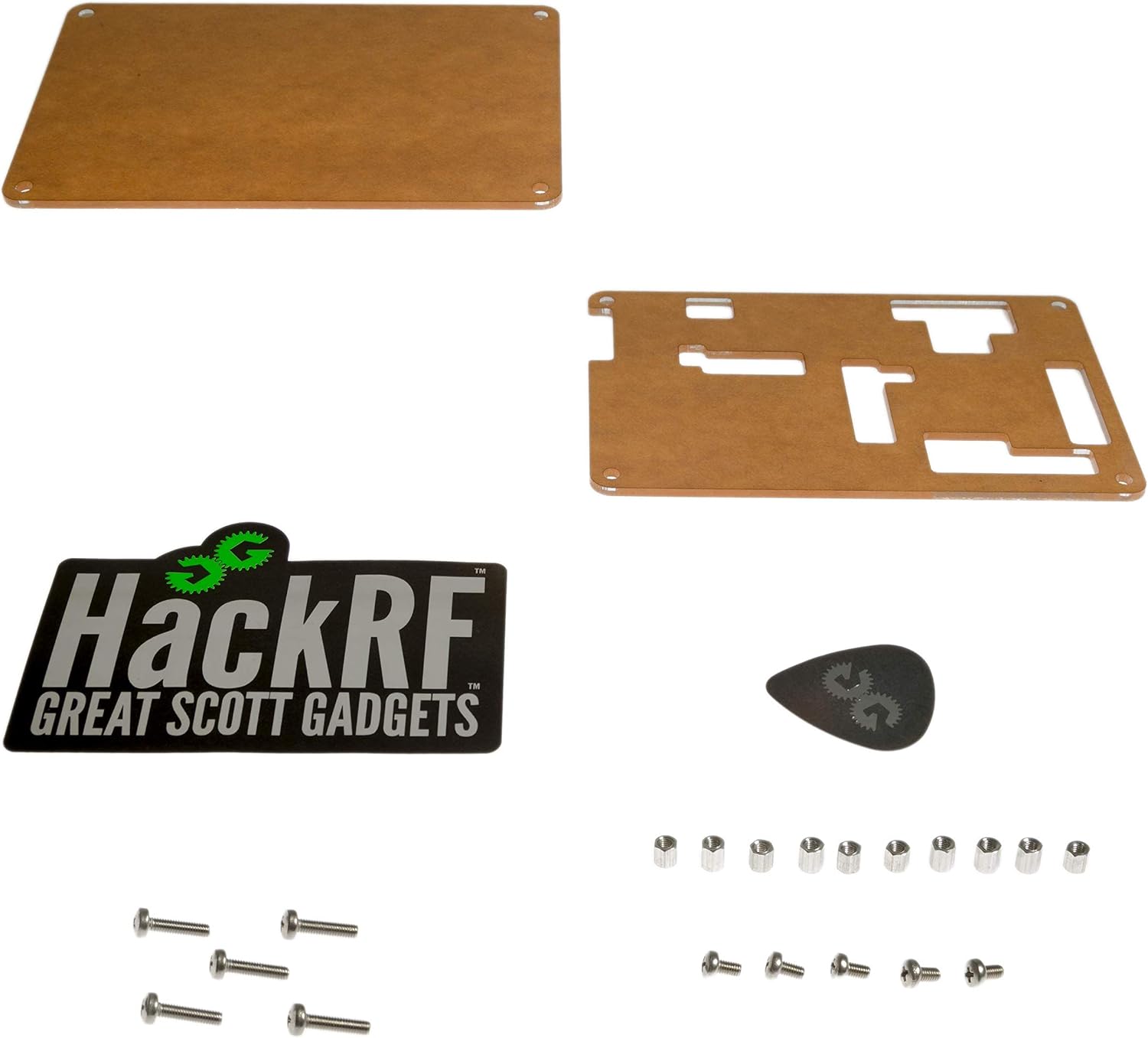 NooElec Acrylic Enclosure Kit for HackRF One. Transparent Case Protects Your HackRF & Allows Easy Access to HackRF Headers