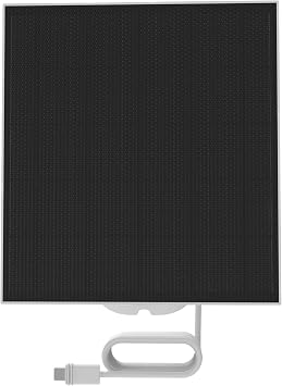 myQ Solar Panel for myQ Outdoor Battery Camera, 6.5 Foot (2m) USB-C Cable, Waterproof, 3.8W and 5V, 360 Rotation & 180 Tilt
