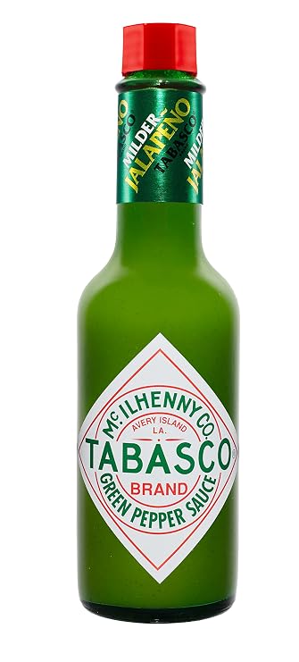 Tabasco Milder Green Pepper Sauce, 5 Ounce