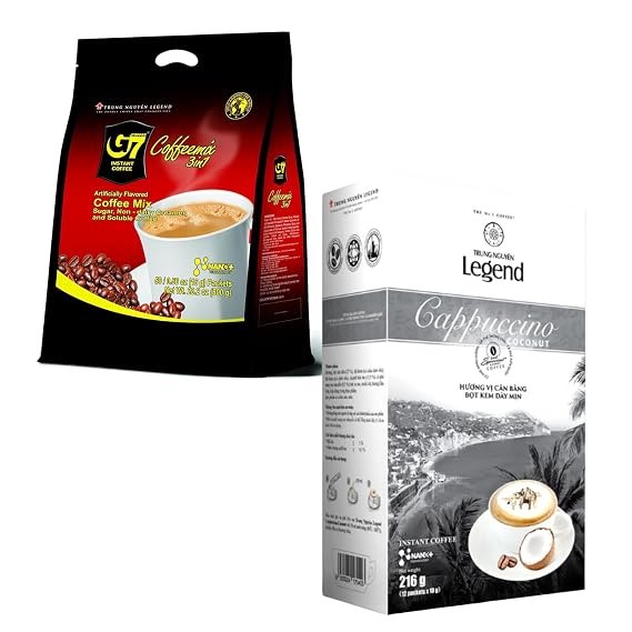 Bundle of 3 in 1 and Cappucino Coconut Instant Coffee