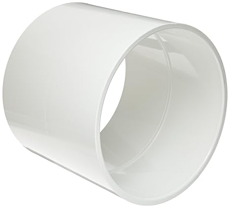Spears 429 Series PVC Pipe Fitting, Coupling, Schedule 40, White, 12" Socket