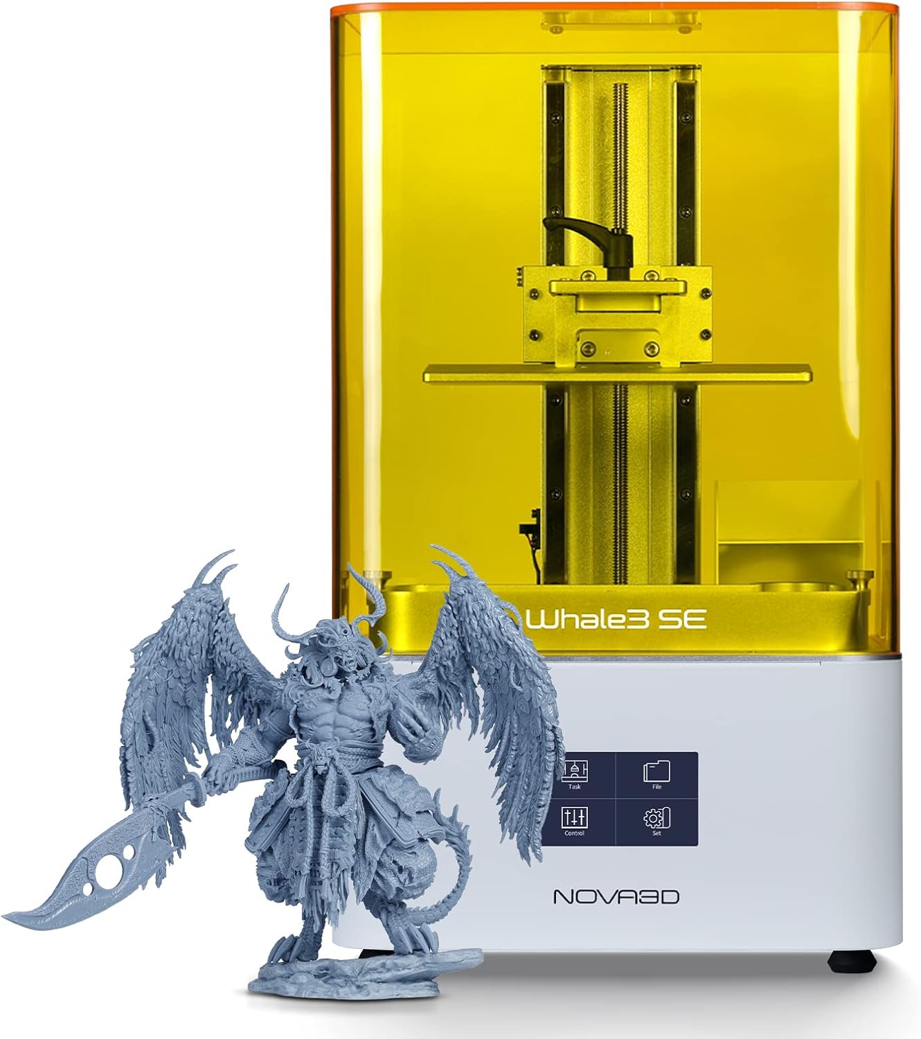 NOVA3D Whale3 SE MSLA 3D Resin Printer UV Resin Photo Curing Printer with 10.3-inch 8K Monochrome LCD 228 x 128 x260 mm³  8.97 x 5.03 x 10.23 in³ Larger Printing Size