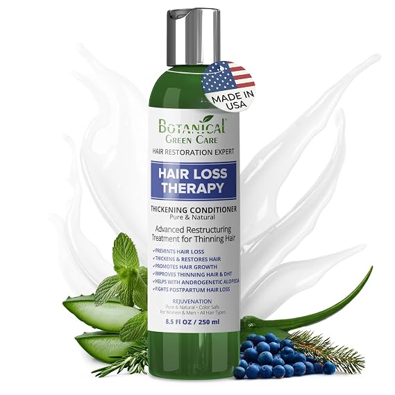 Botanical Green Care Thickening & Volumizing Conditioner for Thinning Hair, Hair Growth Conditioner, Hair Strengthening, Color Safe Products