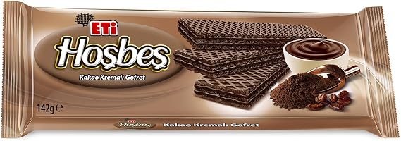 Eti Hoşbeş Kakao Kremalı Gofret 142 g