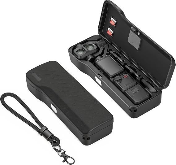 AMAZEAR Protective Case for DJI OSMO Pocket 4P Accessories, Black