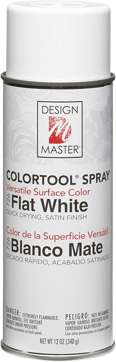 Design Master Spray, Flat White, 12 oz
