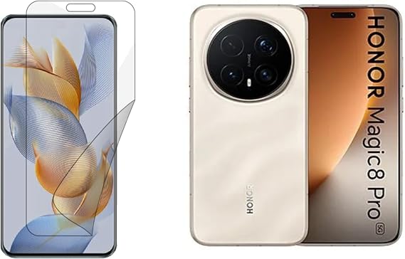 Honor Magic 8 Pro ile Uyumlu Hidrojel Nano Film HD Şeffaf Ekran Koruyucu(Tempered Cam Değildir!)