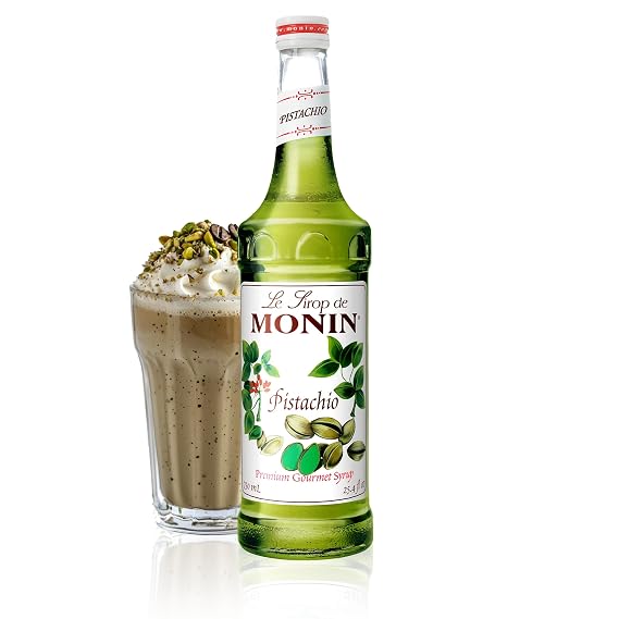 Monin Pistachio Syrup for Drinks - 750 ml / 25.4 fl oz