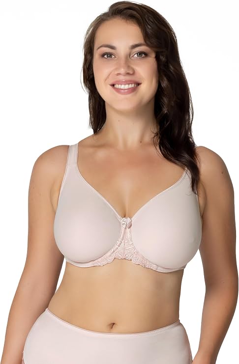 Rosme Women's Unpadded Bra with Molded Cups, Collection Vija