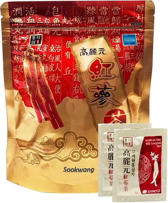 Red Ginseng Extract Granules Convenient Tea Granules Made with Red Ginseng Extract_2.12 oz (3g x 20ea)