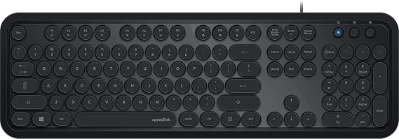 Speedlink Circle Retro Keyboard, Typewriter Style Keys
