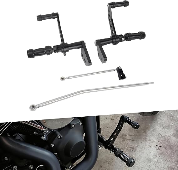 Forward Control Kit for Harley Dyna 2000-2017 Black