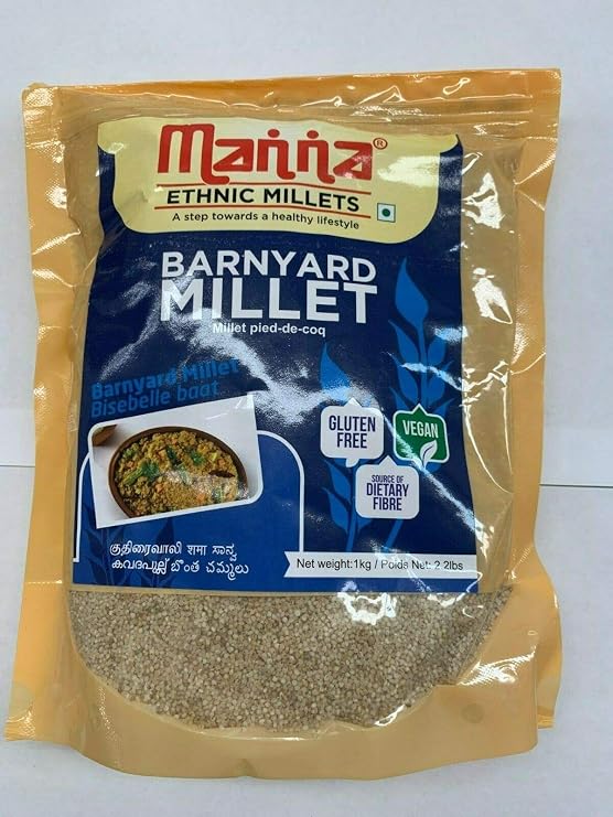 Manna Barnyard Millet - 1 Kg (2.2 Lb)