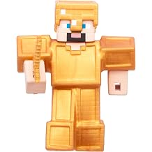 Goo Jitzu Minecraft - Gold Armor Steve - Stretchy Figures, with Unique Goo Filling, Collect All 3