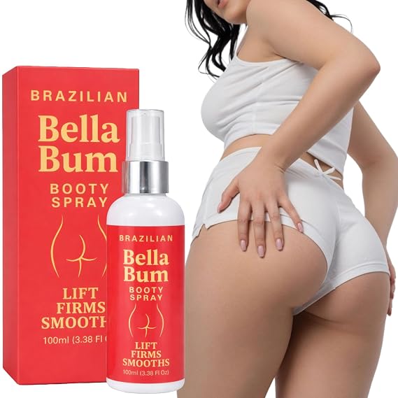 Bella Bum Butt Buttock Enhancement Spray Oil - Bum Spray For Bigger Butt