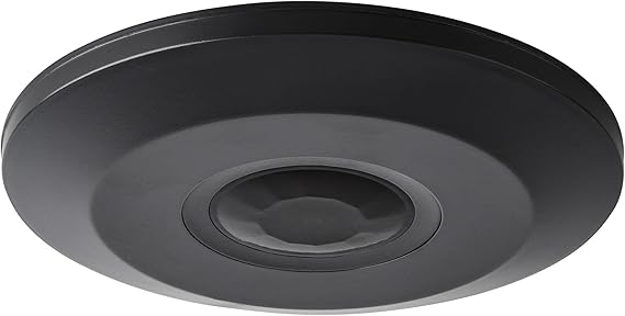 SEBSON Motion Sensor Indoor, Surface Ceiling Mounted, LED Suitable, Programmable, Presence Detector 2-6m/360°, PIR Sensor detects Breathing Movements