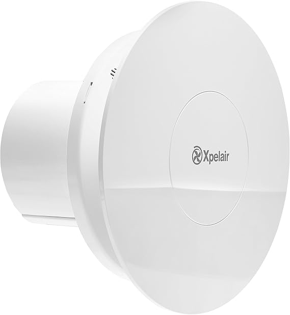 Xpelair Simply Silent Contour 4" (100mm) Extractor Fan-Humidistat C4HTR [Energy Class D]