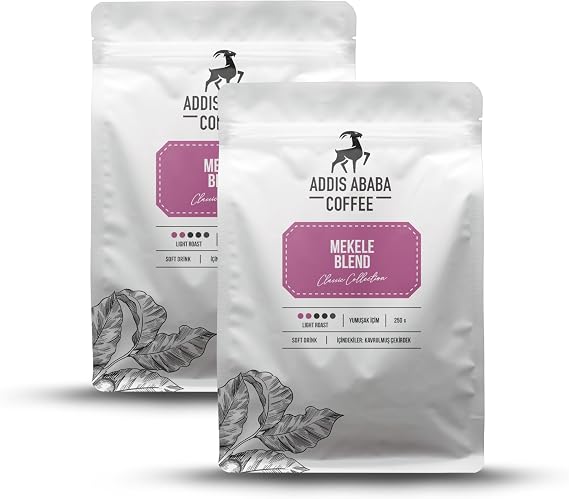 Addis Ababa Coffee - Mekele Blend Kahve 2x250 Gr. (Kavrulmuş Çekirdek)