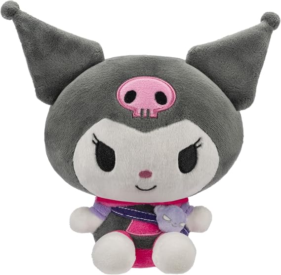 Jazwares Hello Kitty and Friends, Kuromi Series 1 Plush - Hoodie Fashion and Bestie Accessory - Officially Licensed Sanrio Product from