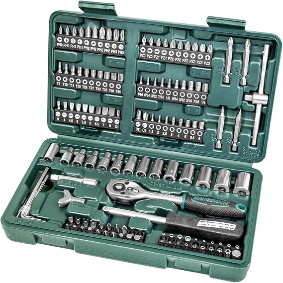 Mannesmann Bruder 130-pcs. socket set | M29166