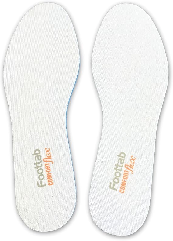 Soft Comfort Ayakkabı Tabanı, Nefes Alabilen Rahat Kumaş Spor Tabanlık, 1 Çift (Beyaz, 37-38)