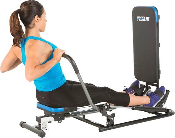 ProGear 750 Rower with Additional Multi Exercise Workout Capability, Black