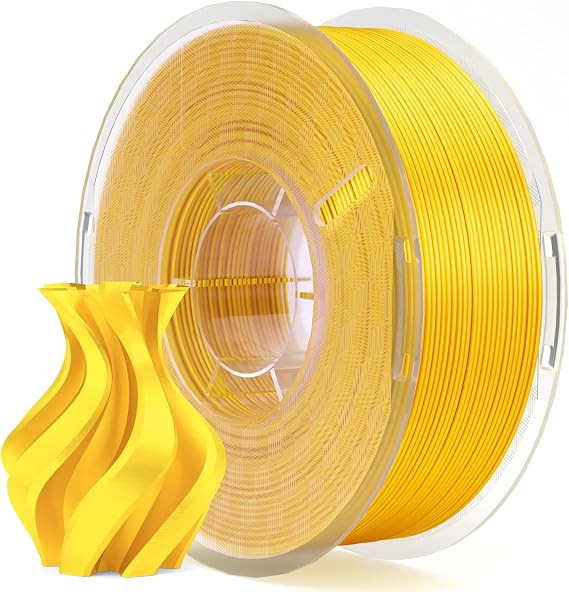 ELEGOO Silk PLA 3D Printer Filament 1.75mm Shiny Gold 1KG