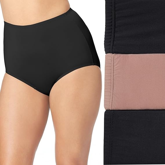 Olga womens Without a Stitch 3 Pack Brief