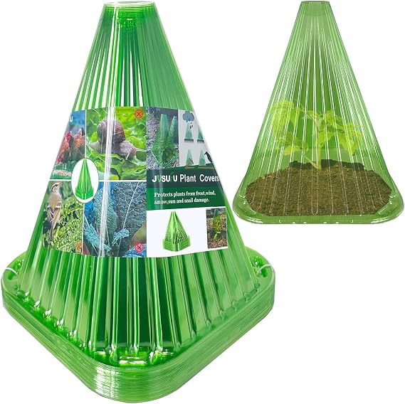 Garden Cloches for Plants, 20 Pack Plant Covers | Reusable Plant Bell Cover Protects Plants from Birds, Frost,Snails Etc.