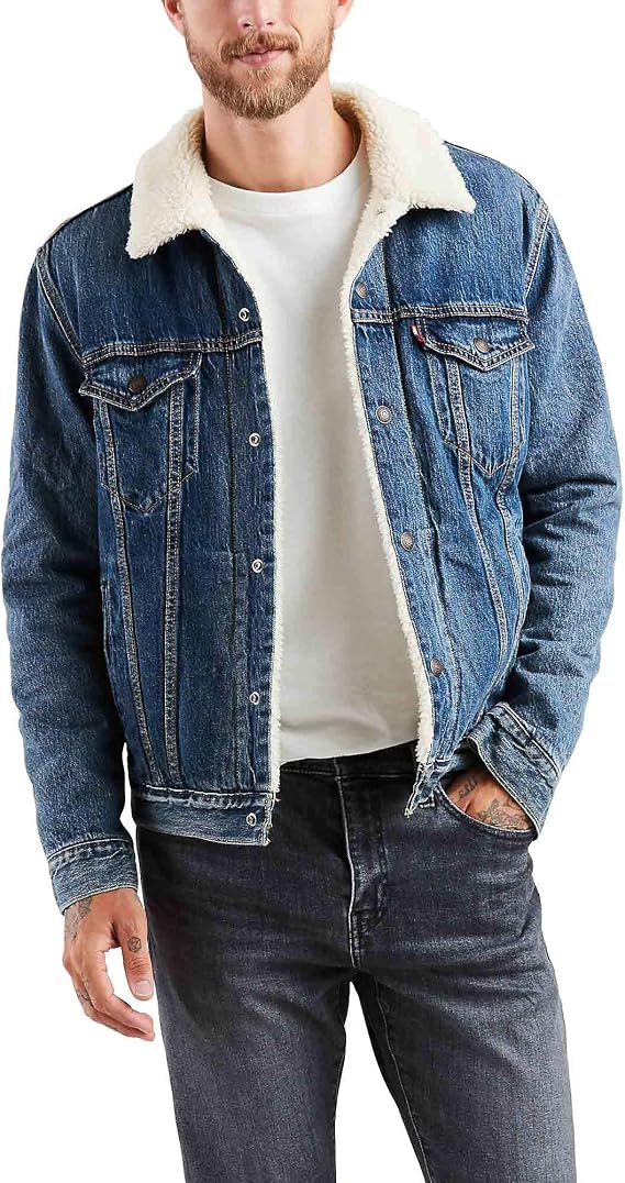 Levi's Type 3 Sherpa Trucker Jackets Men Blue