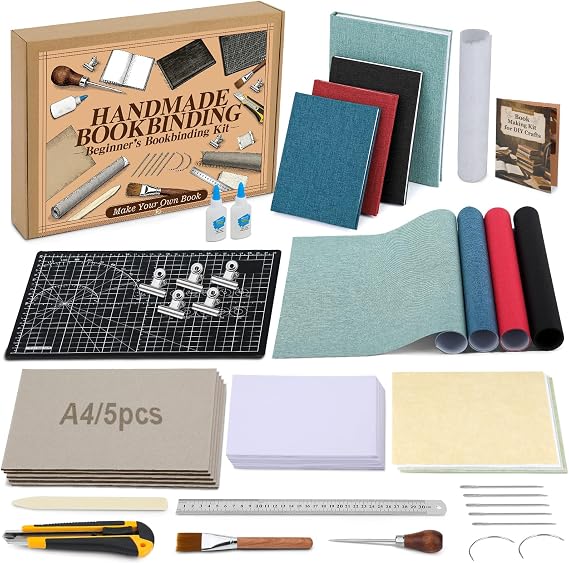 Jupean Book Binding Kits Book Binding Materials Book Making Kit