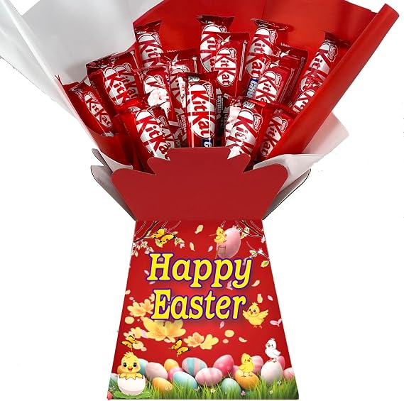 Easter Chocolate Gift Hamper Bouquet Box (Compatible with KITKAT)