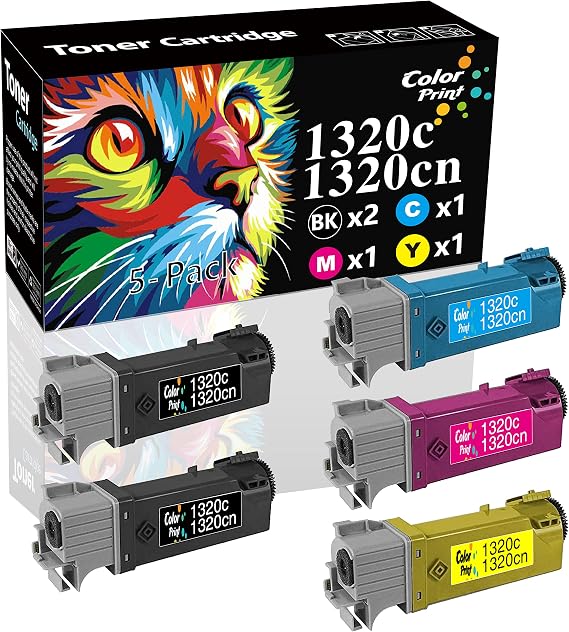 Compatible Toner Cartridge Replacement for Dell 1320 1320c
