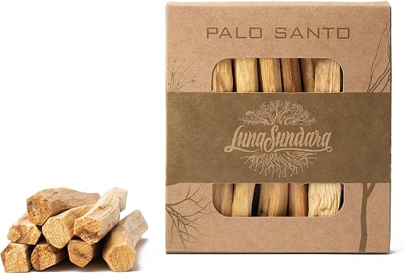 Luna Sundara Palo Santo Smudging Sticks, 8 Wild Harvested Sticks