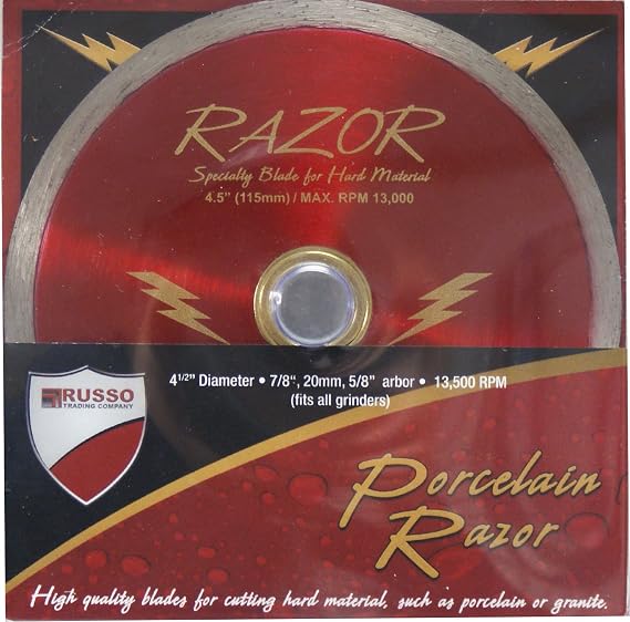 RTC 4 1/2" Razor Diamond Blade