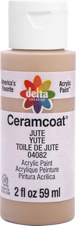 Delta Creative 04082 Multi-Surface Paint, 2 oz. , Jute