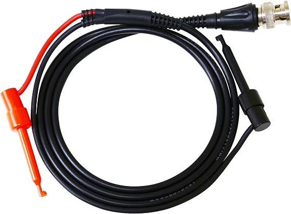 Elenco TL-3 BNC to Minigrabber Test Lead Set, Black