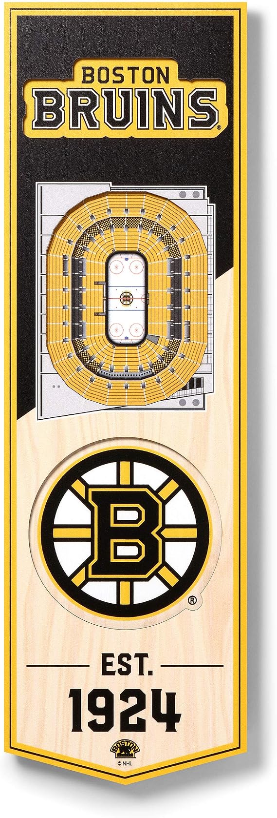 YouTheFan NHL 3D Stadium 6x19 Banner