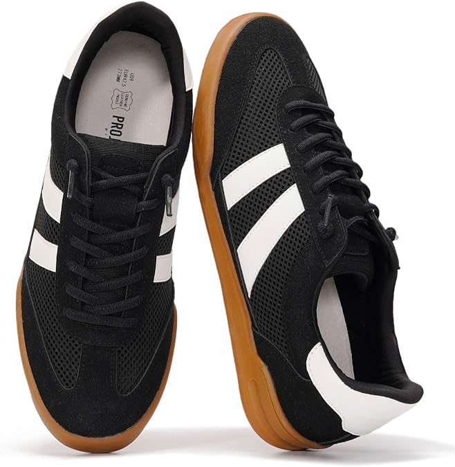 Project Cloud Mens Genuine Leather Slip-On Casual Sneakers (His Verdy)