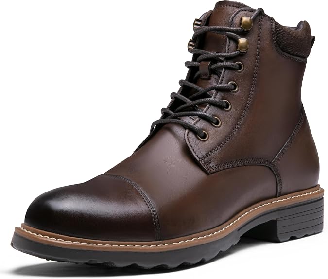 Jousen Mens Chukka Boots Leather Dress Boots